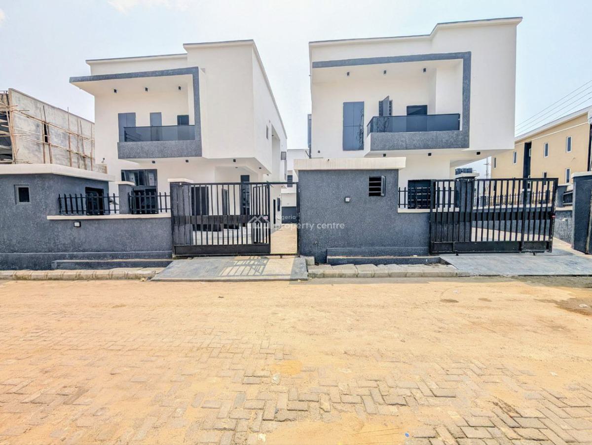 Brand New 4 Bed Detached Duplex with Gatehouse & Consent, Spring Valley Estate, Sangotedo, Ajah, Lagos, Detached Duplex for Sale