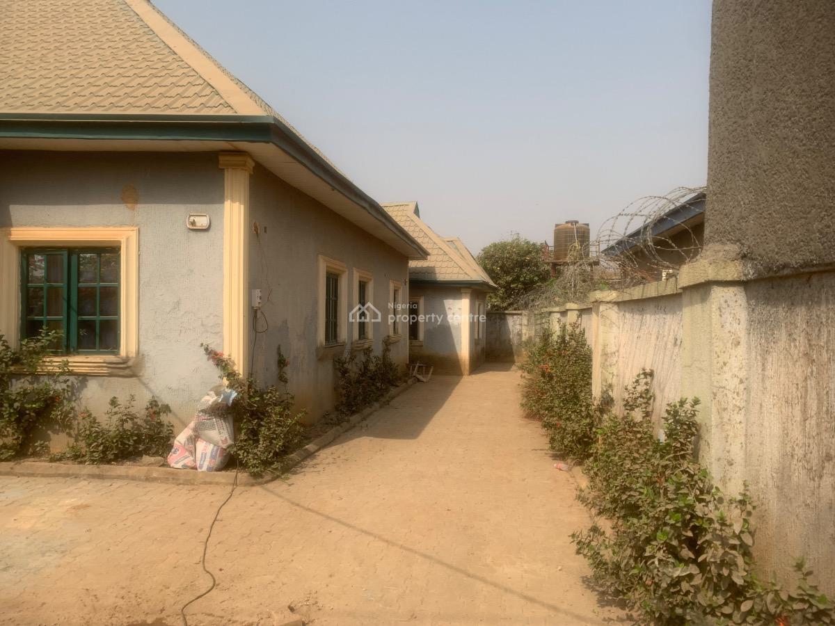 Distress 3 Bedroom Bungalow with 2 Self Contained Boys Quarters, Efab, Lokogoma District, Abuja, Detached Bungalow for Sale