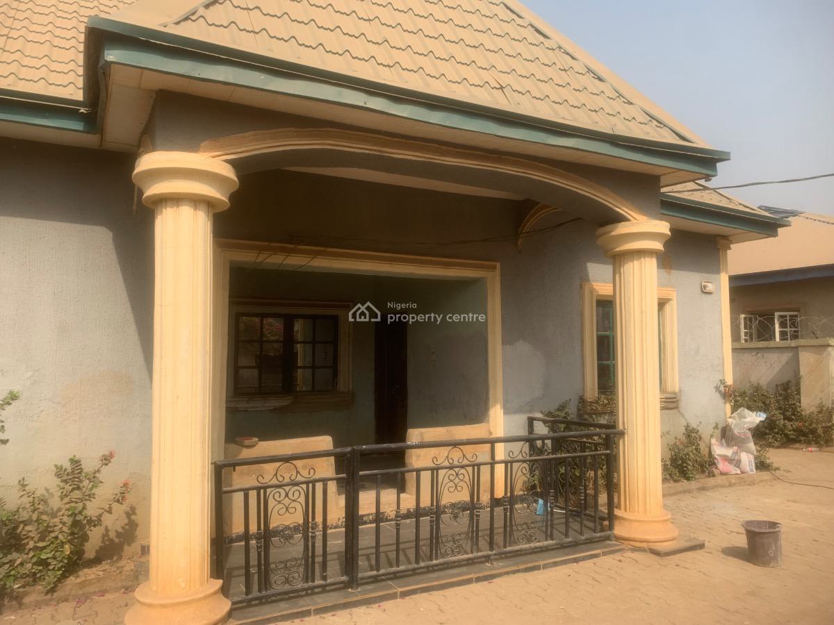Distress 3 Bedroom Bungalow with 2 Self Contained Boys Quarters, Efab, Lokogoma District, Abuja, Detached Bungalow for Sale