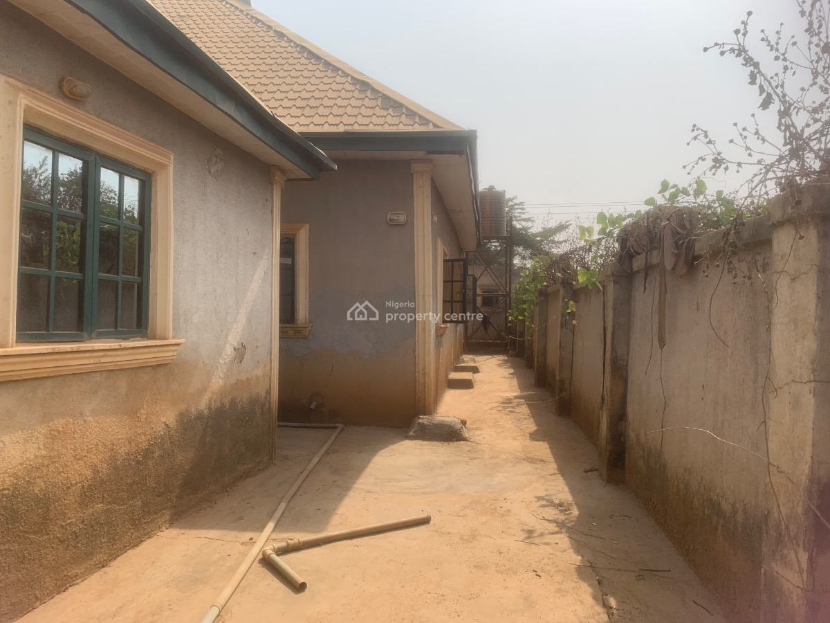 Distress 3 Bedroom Bungalow with 2 Self Contained Boys Quarters, Efab, Lokogoma District, Abuja, Detached Bungalow for Sale