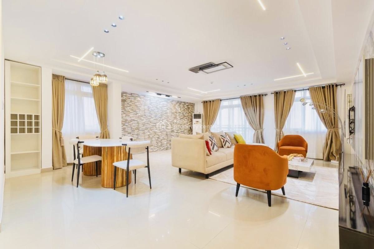 Water Front 3 Bedroom Furnished Apartment Available, Lekki Phase 1, Lekki, Lagos, House for Rent