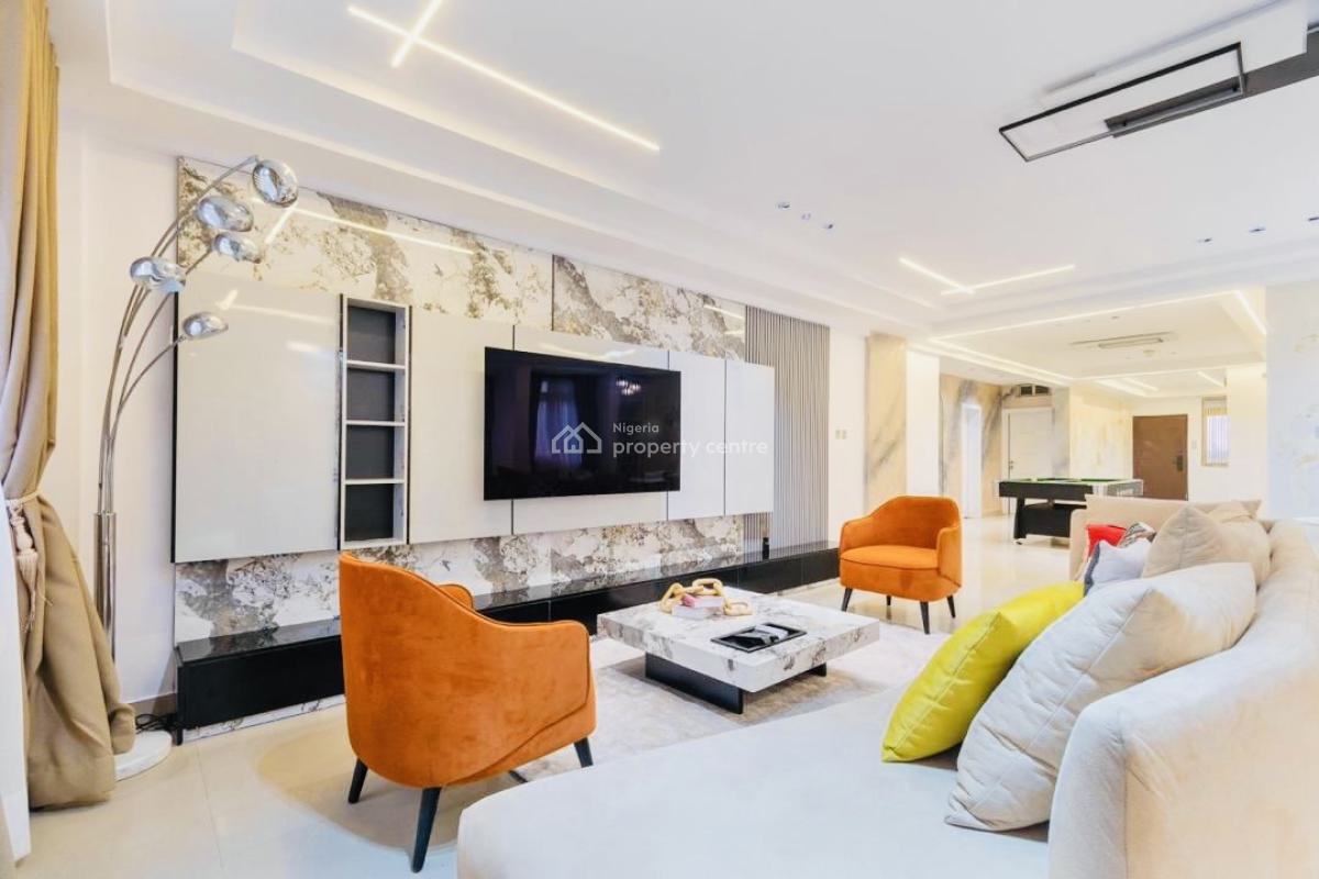 Water Front 3 Bedroom Furnished Apartment Available, Lekki Phase 1, Lekki, Lagos, House for Rent