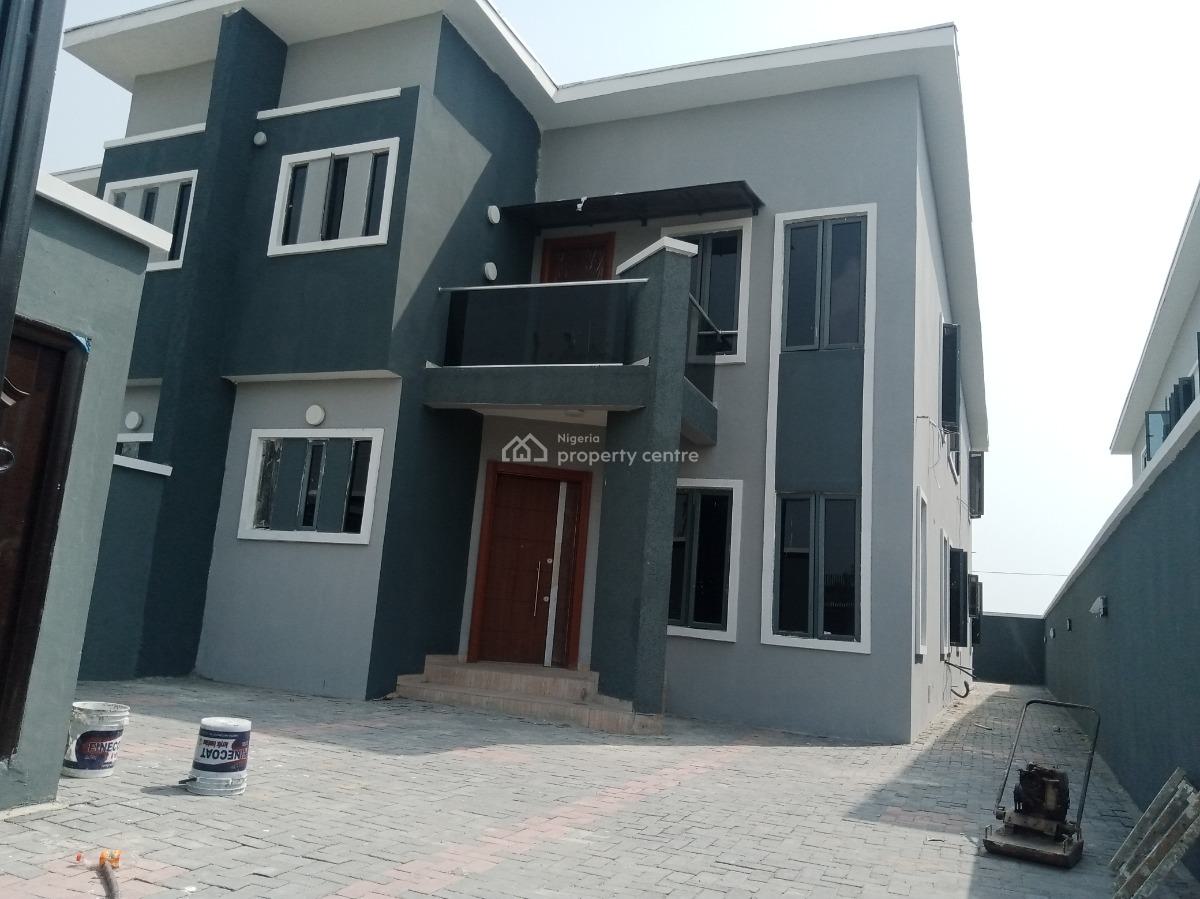 Luxury 4 Bedroom Semi Detached Duplex with Bq and Security House, Behind Shoprite, Sangotedo, Ajah, Lagos, Semi-detached Duplex for Rent