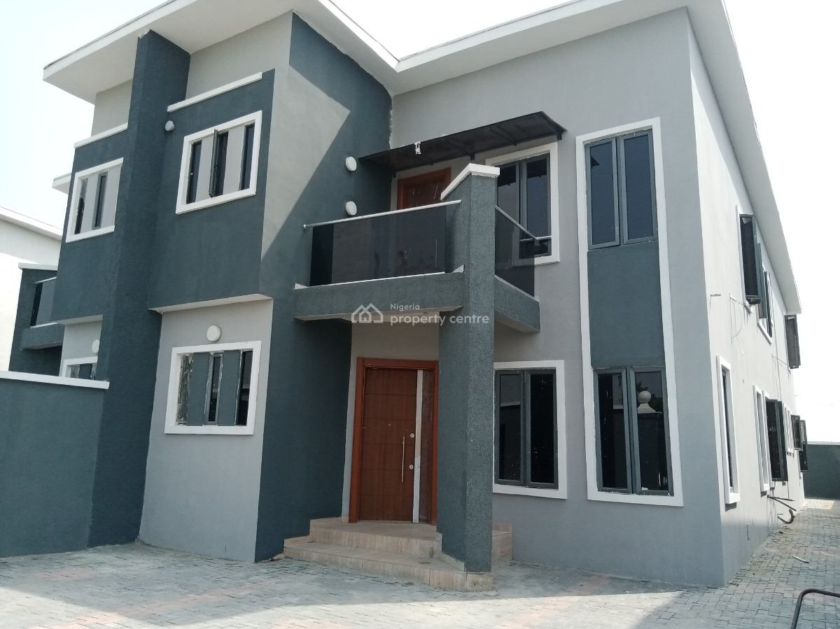 Luxury 4 Bedroom Semi Detached Duplex with Bq and Security House, Behind Shoprite, Sangotedo, Ajah, Lagos, Semi-detached Duplex for Rent