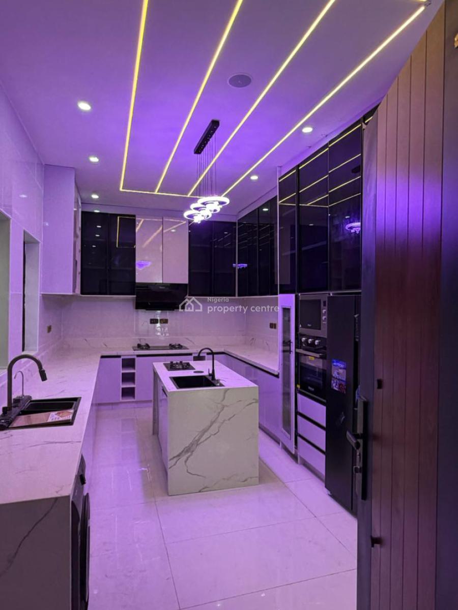 Luxury 5 Bedroom Fully Detached Duplex with Bq & Pool, Chevron Tollgate, Lekki, Lagos, Detached Duplex for Sale