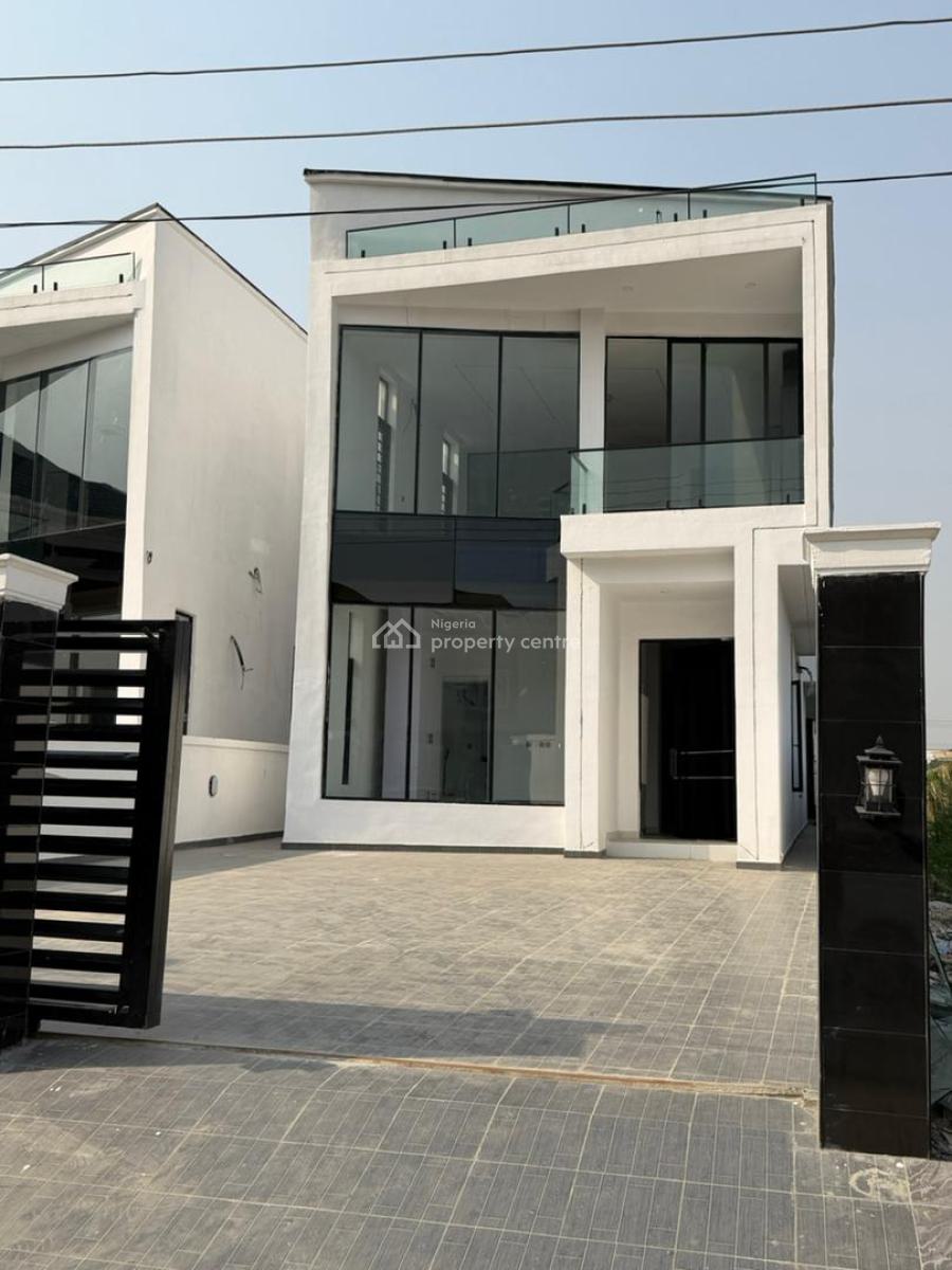 Luxury 5 Bedroom Fully Detached Duplex with Bq & Pool, Chevron Tollgate, Lekki, Lagos, Detached Duplex for Sale