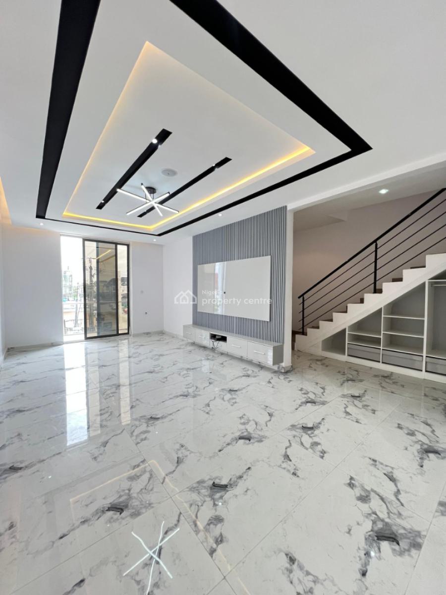 Spacious 5 Bedroom Detaced Duplex with Bq, Cinema, Rooftop Terrace, Chevron, Lekki, Lagos, Detached Duplex for Sale
