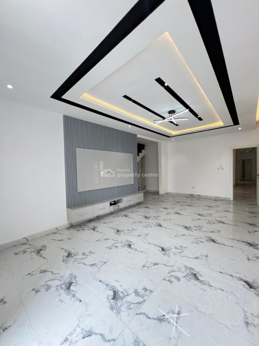 Spacious 5 Bedroom Detaced Duplex with Bq, Cinema, Rooftop Terrace, Chevron, Lekki, Lagos, Detached Duplex for Sale