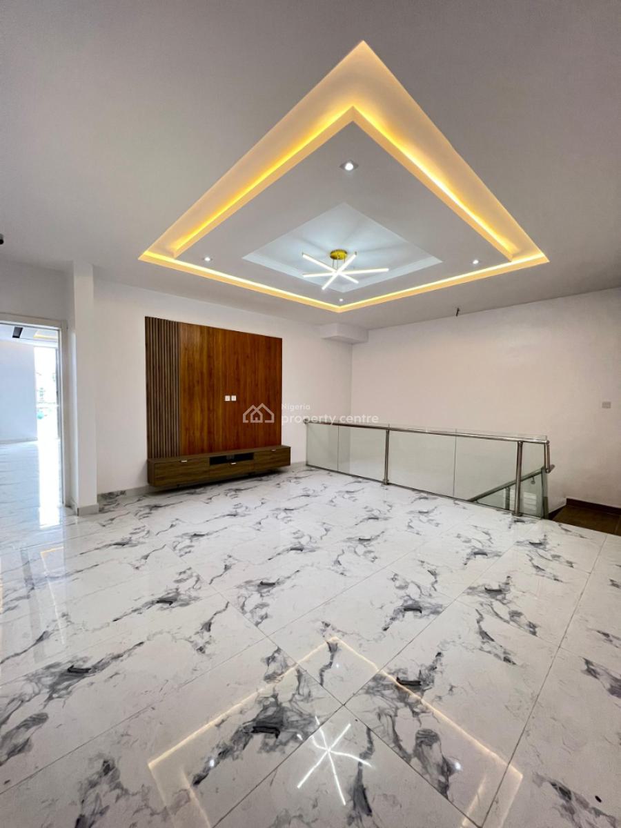 Spacious 5 Bedroom Detaced Duplex with Bq, Cinema, Rooftop Terrace, Chevron, Lekki, Lagos, Detached Duplex for Sale