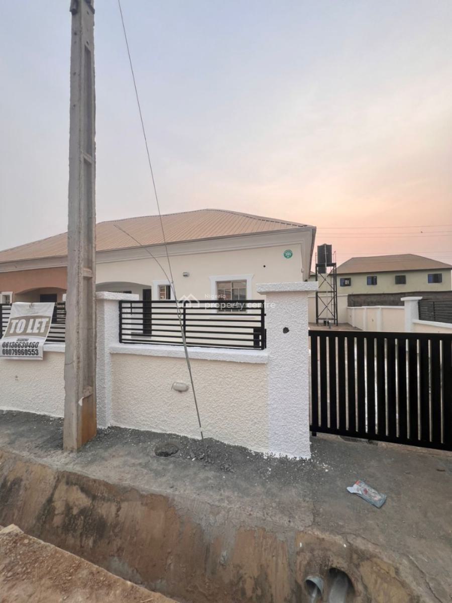 Well Built 2 Bedrooms Semi Detached Bungalow Private Compound, Becky Garden Estate, Karu, Abuja, Semi-detached Duplex for Rent