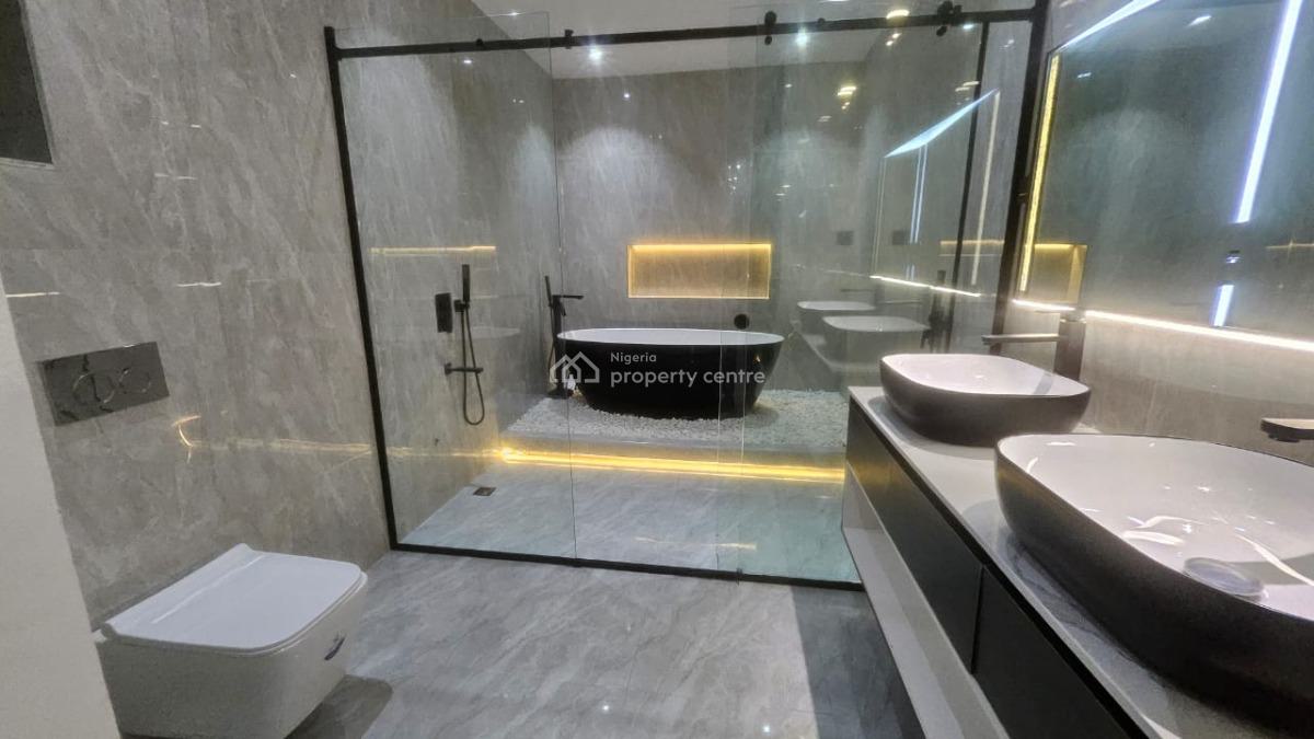 Fully Detached 5 Bedroom 2 Storey Duplex with Private Beach, Off Alpha Beach Road, Lekki, Lagos, Detached Duplex for Sale