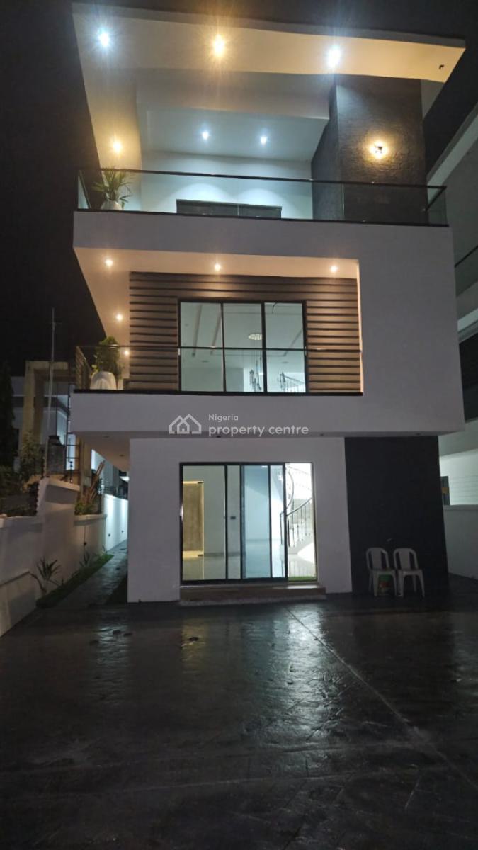 Fully Detached 5 Bedroom 2 Storey Duplex with Private Beach, Off Alpha Beach Road, Lekki, Lagos, Detached Duplex for Sale