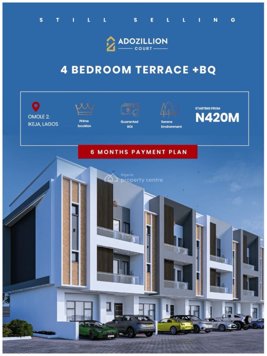 Adozllion Court, Omole Phase 2, Ikeja, Lagos, Detached Duplex for Sale