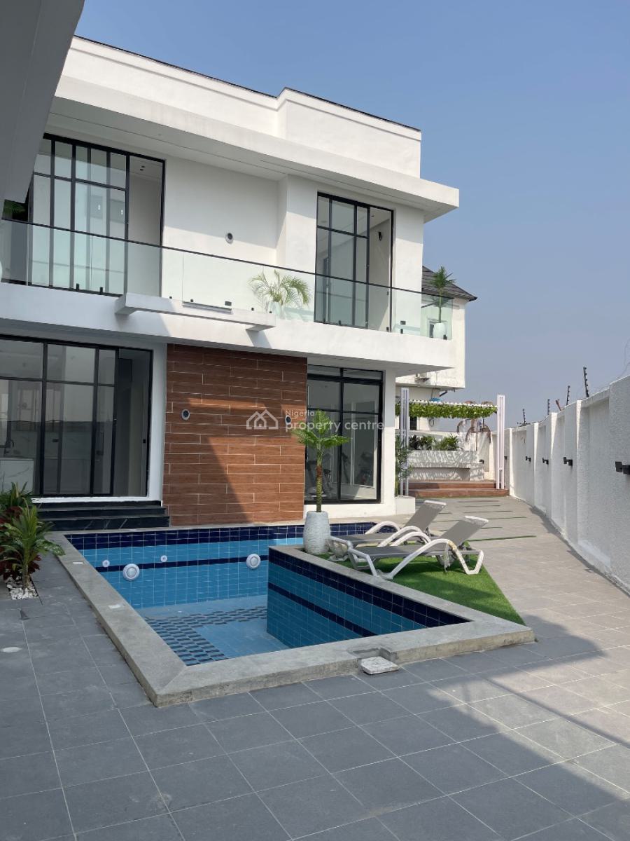 Luxury 5 Bedroom Duplex with Bq, Cinema , Swimming Pool & Gym, Chevron, Lekki, Lagos, Detached Duplex for Sale