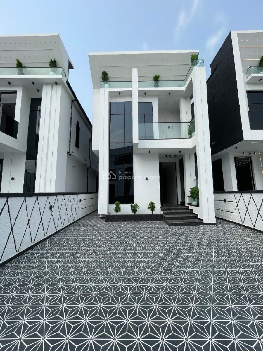 Luxury 5 Bedroom Duplex with Bq , Swimming Pool, Chevron, Lekki, Lagos, Detached Duplex for Sale