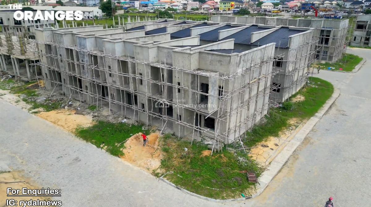 Luxury 3 Bedroom Terraces with Bq, The Oranges, Awoyaya, Ibeju Lekki, Lagos, Terraced Duplex for Sale