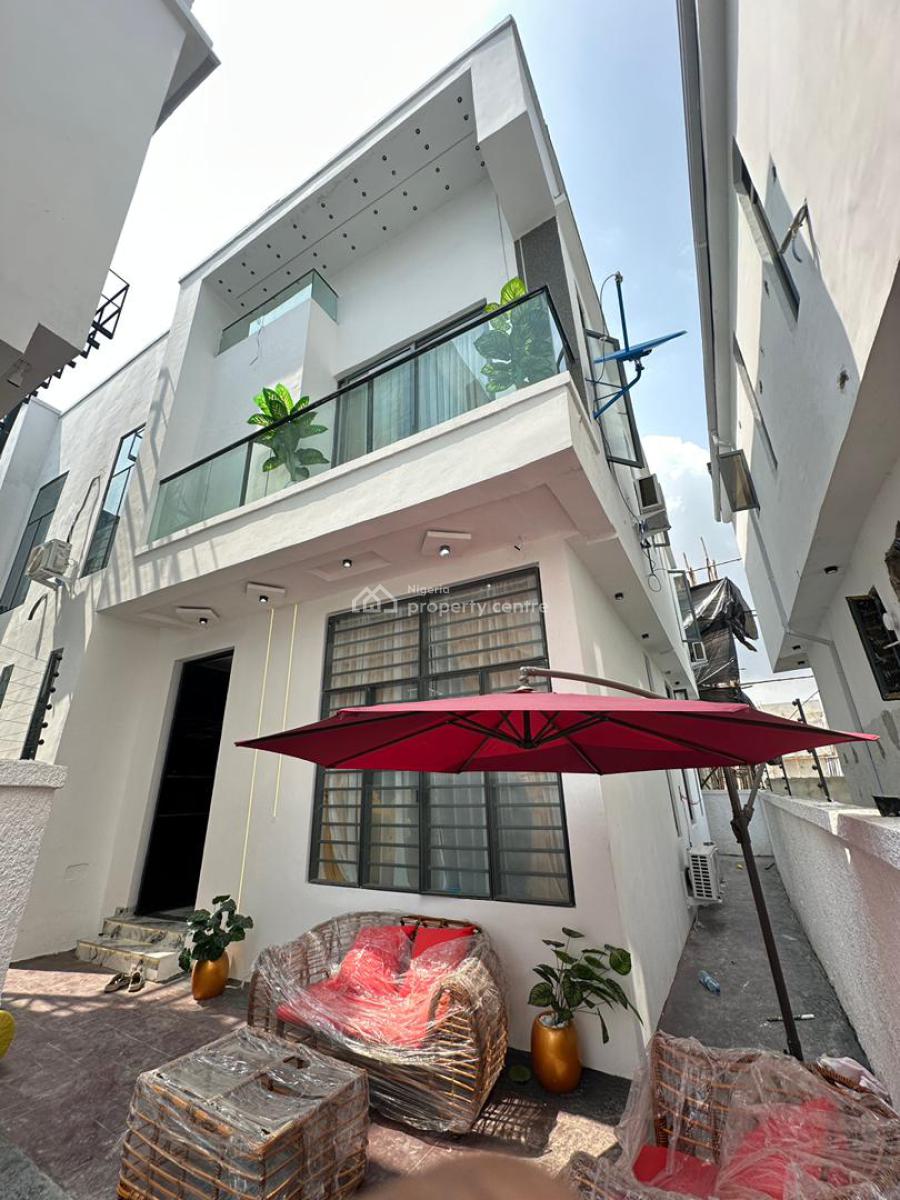 Fully Furnished Luxury Spacious 4 Bedroom Semi-detached Duplex with Bq, Lekki, Lagos, Detached Duplex for Sale