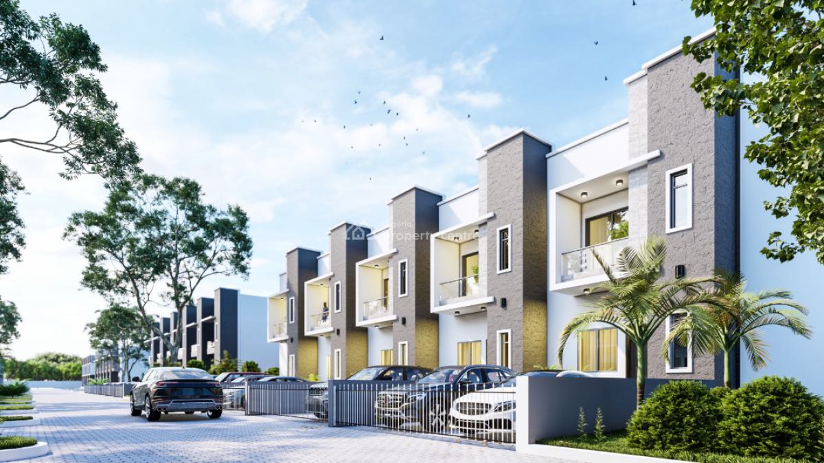 Direct- Luxury 2 Bedroom Terraces with Bq, The Oranges Estate, Awoyaya, Ibeju Lekki, Lagos, Terraced Duplex for Sale