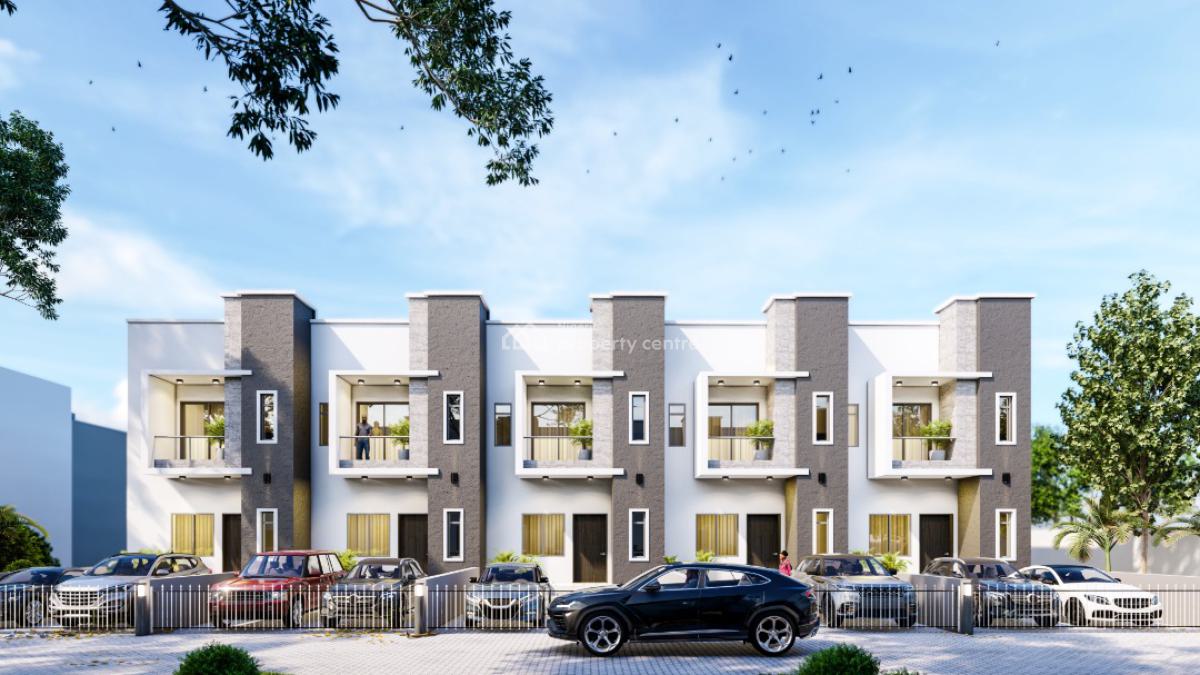 Direct- Luxury 2 Bedroom Terraces with Bq, The Oranges Estate, Awoyaya, Ibeju Lekki, Lagos, Terraced Duplex for Sale