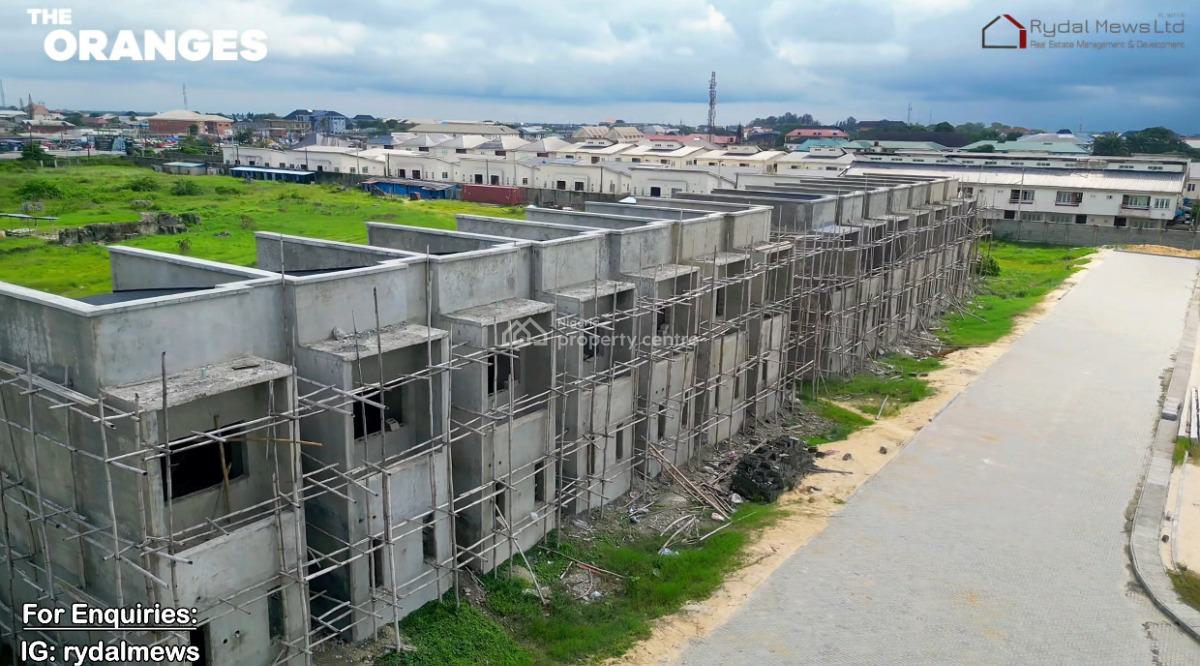 Direct- Luxury 1 Bedroom Terraces, The Oranges Estate, Awoyaya, Ibeju Lekki, Lagos, Terraced Duplex for Sale