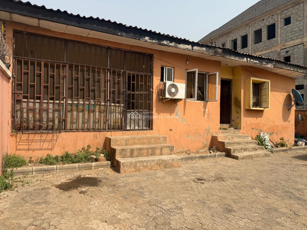 Bungalow on 450sqm, Zone 3, Wuse, Abuja, Detached Bungalow for Sale