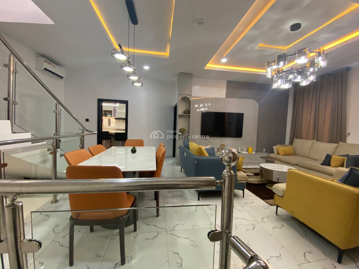 Nicely Finished and Furnished 4 Bedrooms House, Off Isaac John Street, Ikeja Gra, Ikeja, Lagos, House for Rent