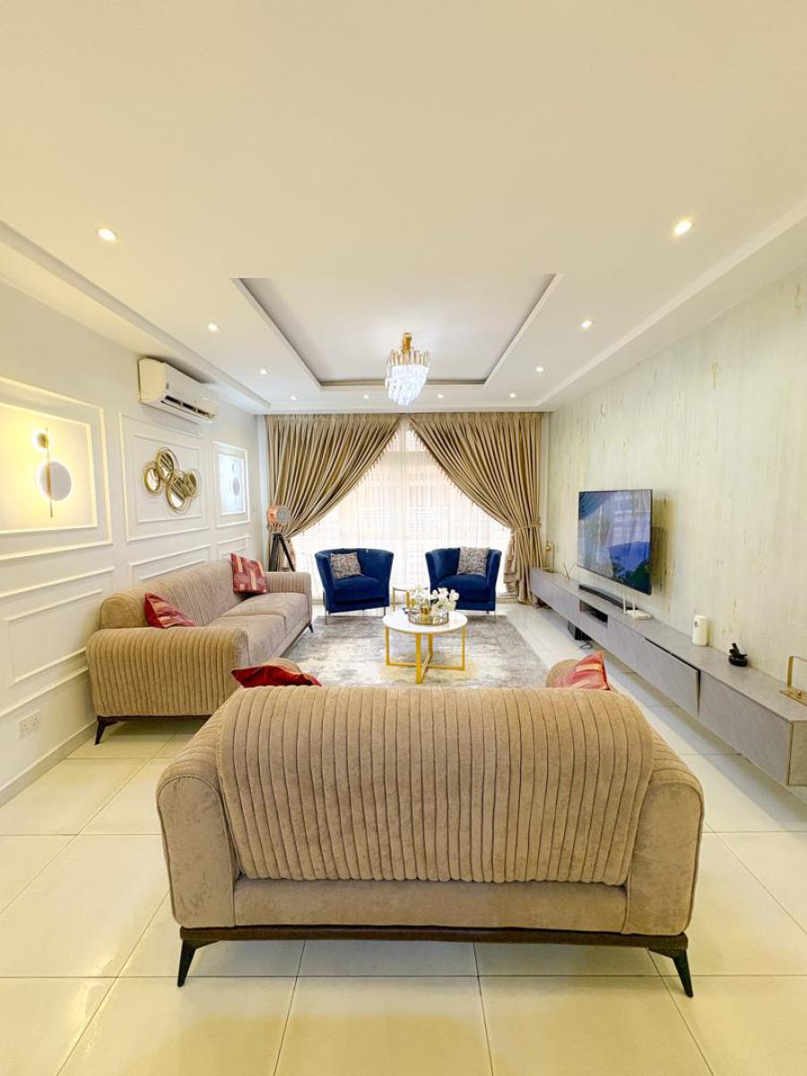 Fully Furnished Serviced 3bedroom Apartment, Cadogan Place Estate Osapa Lekki, Osapa, Lekki, Lagos, Flat / Apartment for Rent