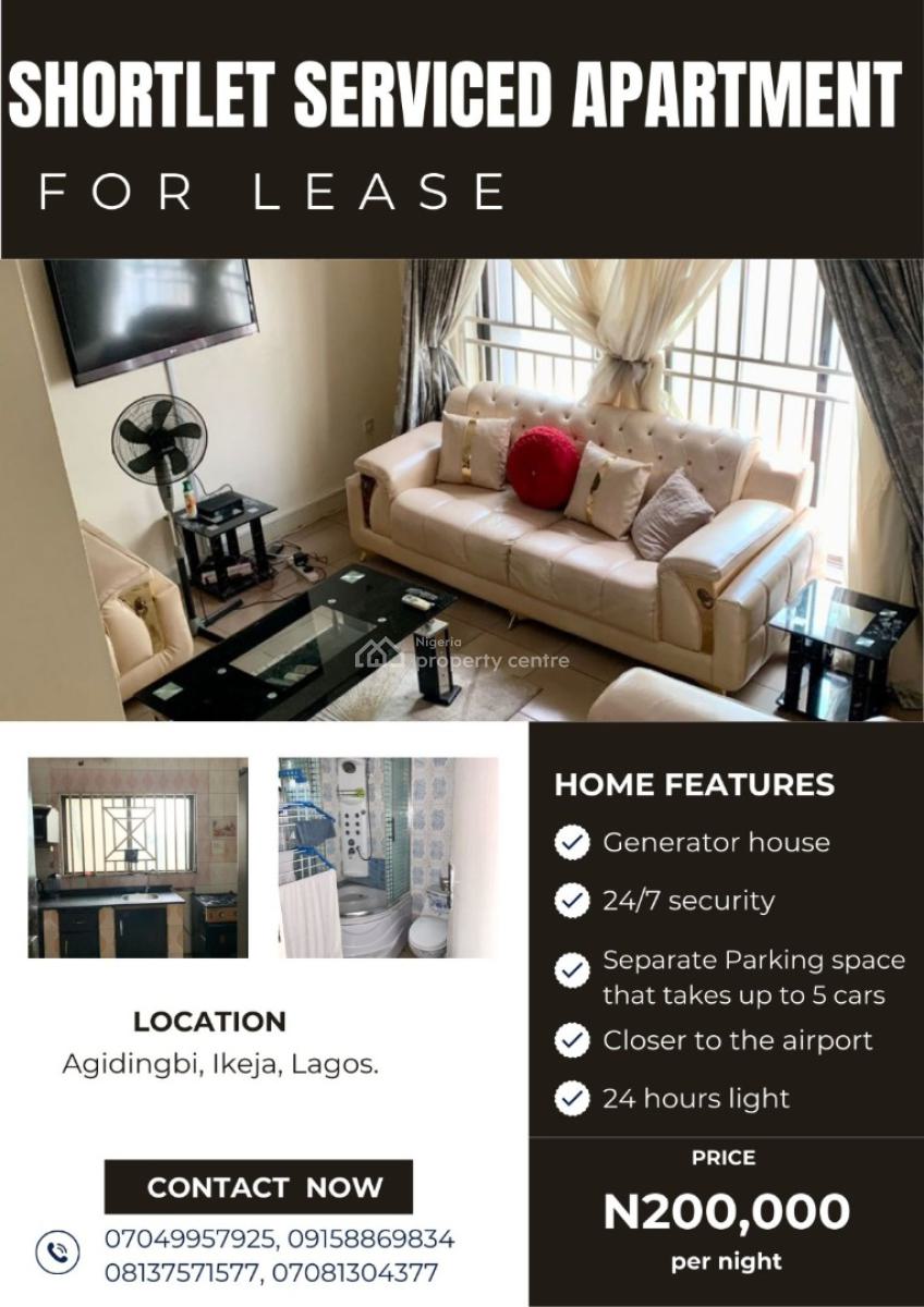 4 Bedroom Terrace Duplex, Agidingbi, Ikeja, Lagos, Terraced Duplex Short Let