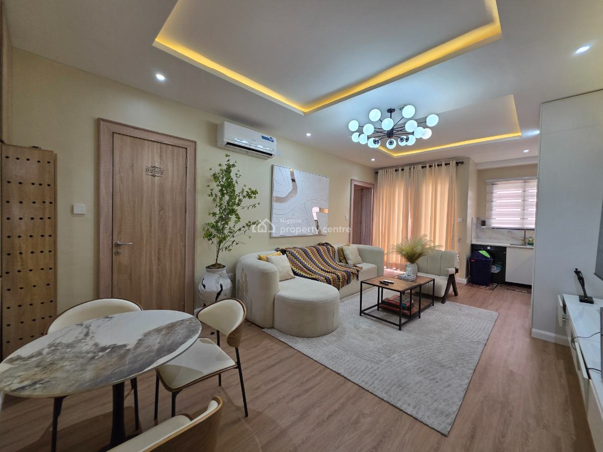 Fully Furnished & Elegantly Finished 1-bedroom Apartment, Ikate, Lekki, Lagos, Flat / Apartment Short Let