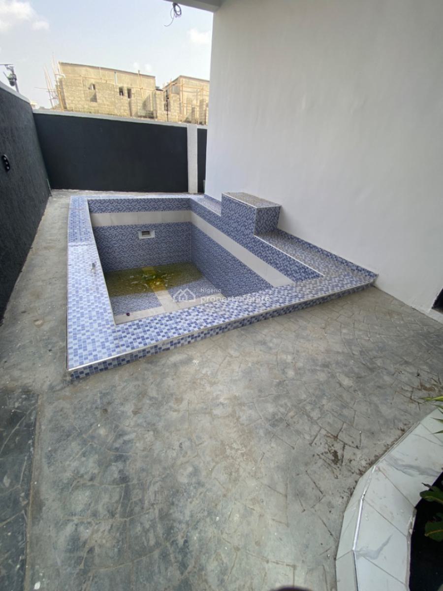 Brand New Luxury 5 Bedroom Fully Detached House with a Bq and Swimming, Sun Shine Estate, Behind Blenco, Ajah, Lagos, Detached Duplex for Sale