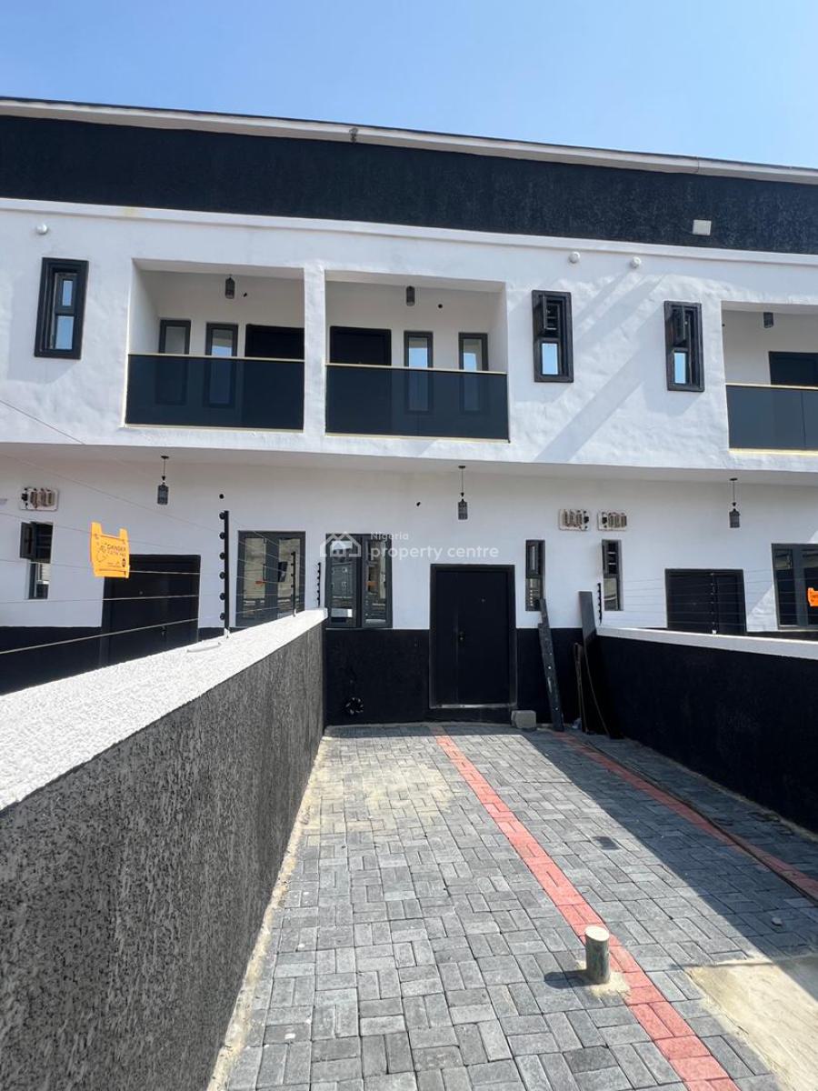 Lovely 3 Bedroom Terrace Duplex in a Secure Estate, Sangotedo, Ajah, Lagos, Terraced Duplex for Rent