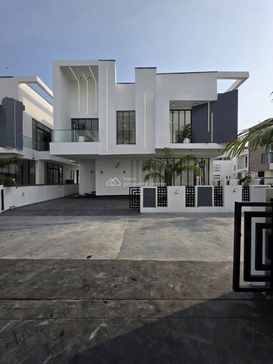 5 Bedroom Fully-detached Duplex with Bq, Chevron, Lekki, Lagos, Detached Duplex for Sale