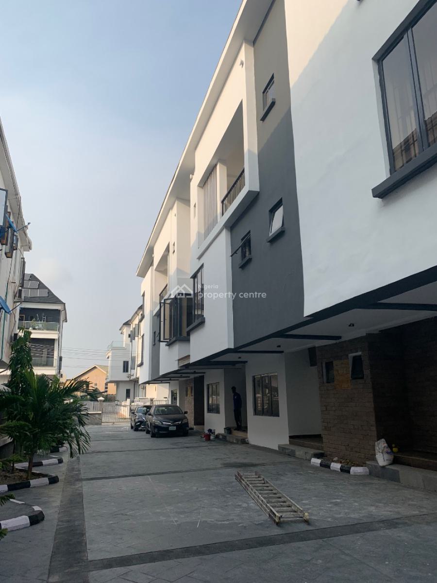 Service 3 Bedroom Terrace with Bq, Ocean Bay Estate, Orchid Road, Lekki, Lagos, Terraced Bungalow for Rent