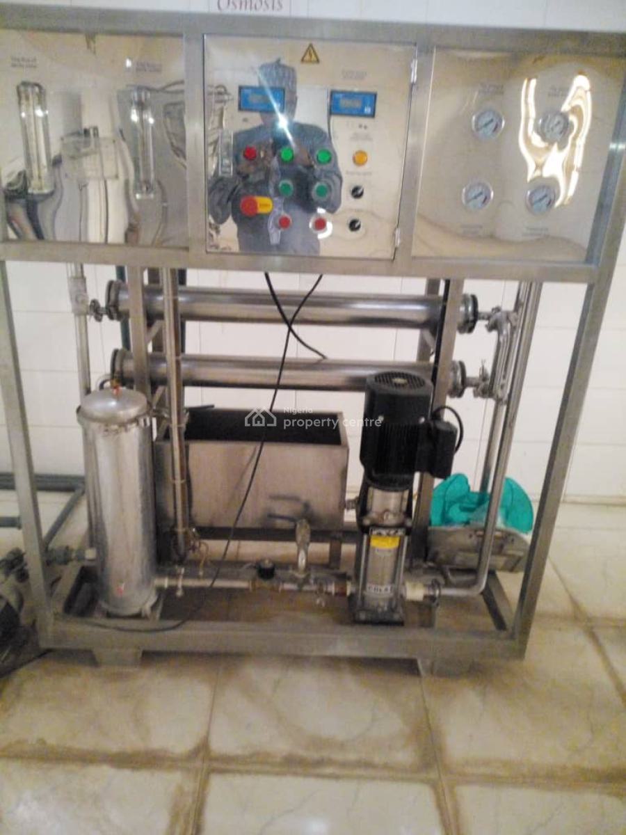 a Table Water Factory, Zuba, Abuja, Factory for Sale