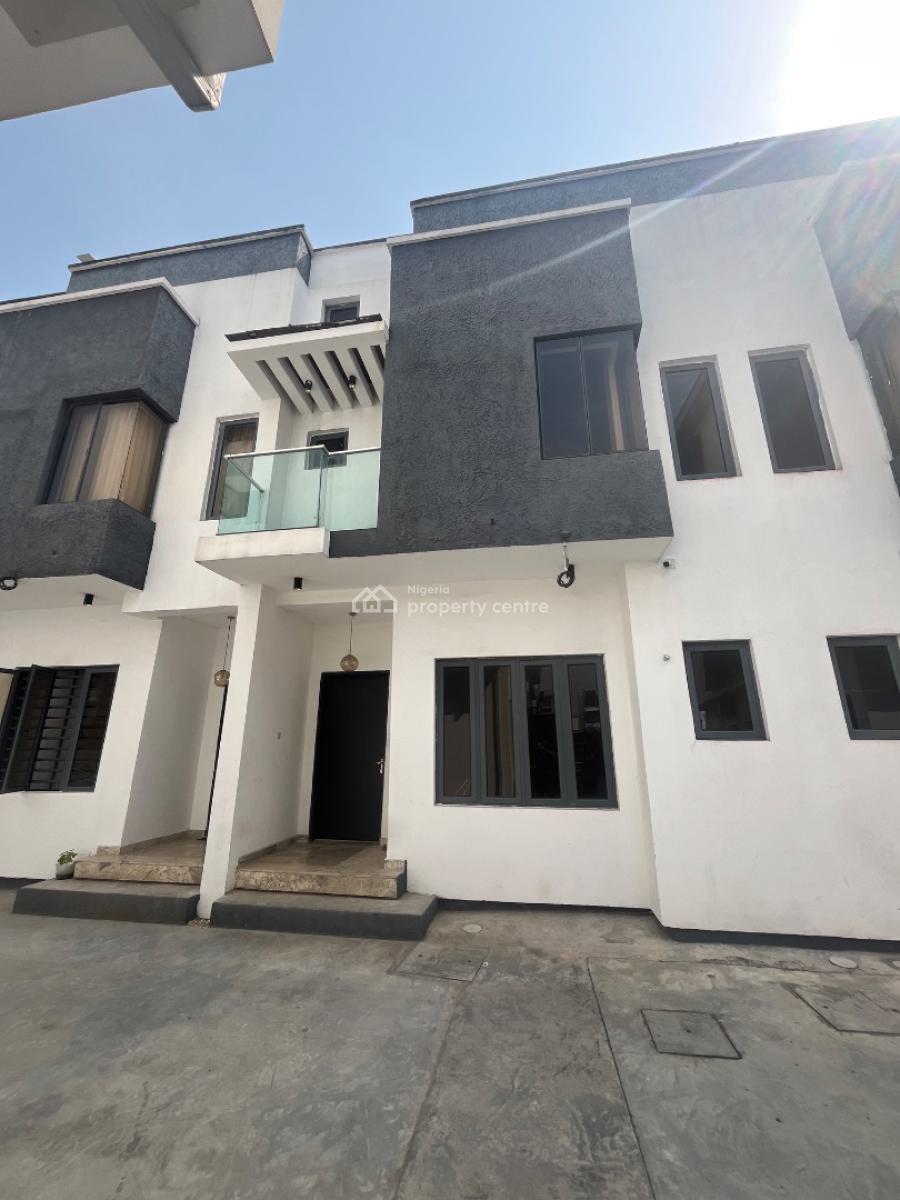 Serviced 3-bedroom Terrace Duplex with Bq in a Secure Estate, Ikate, Lekki, Lagos, Terraced Duplex for Rent
