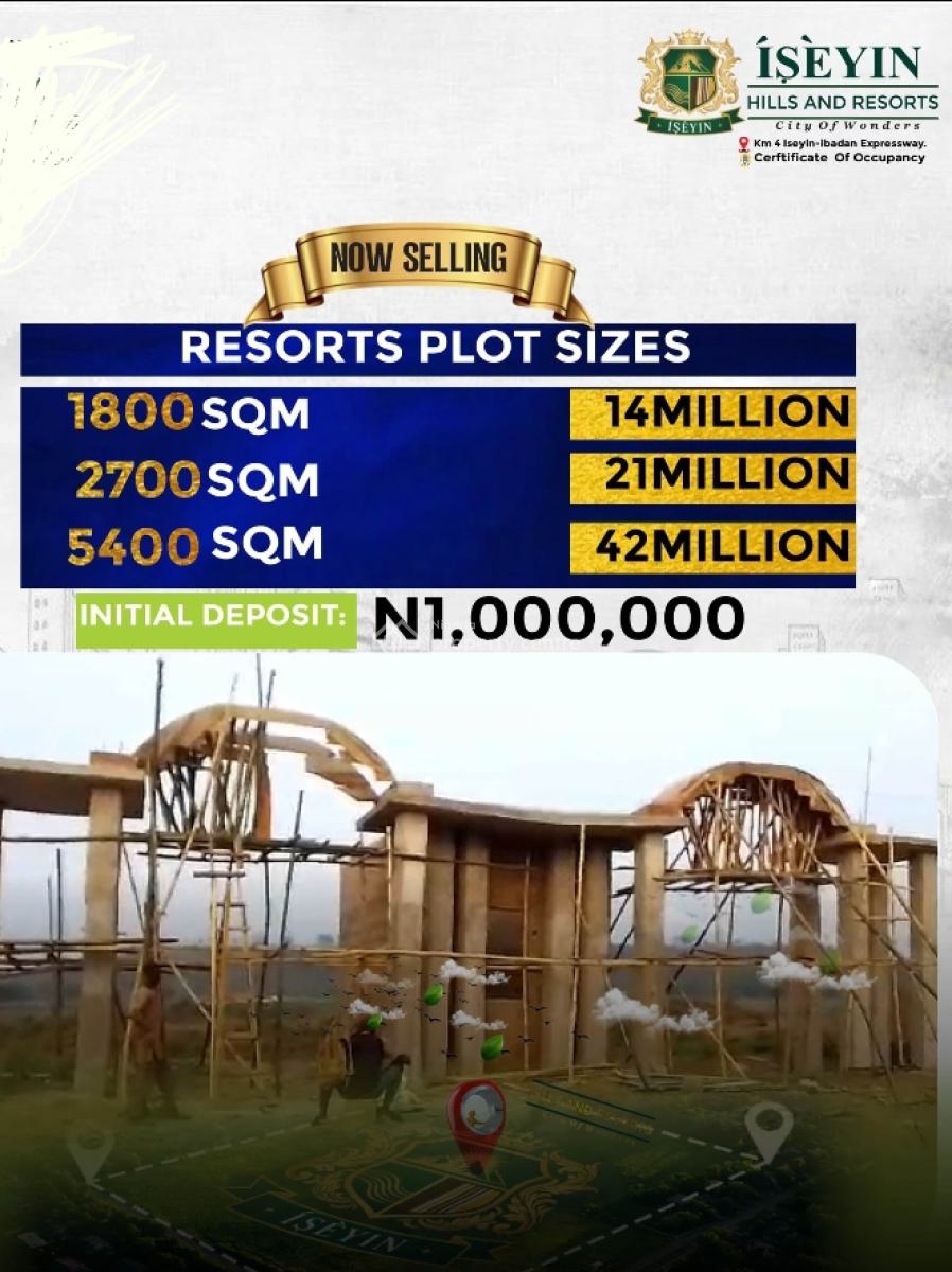 Land, Iseyin, Oyo, Residential Land for Sale