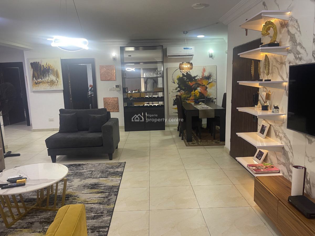 Fully Furnished & Service 3 Bedroom Flat All Room Ensuit Wit a Room Bq, Off Simeon Akinlonu Crescent By Fourpoint Hotel Oniru Vi, Oniru, Victoria Island (vi), Lagos, Flat / Apartment for Rent