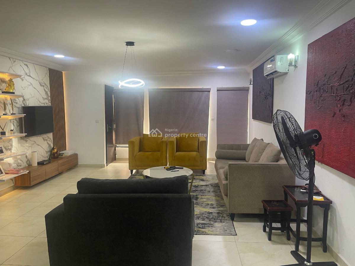 Fully Furnished & Service 3 Bedroom Flat All Room Ensuit Wit a Room Bq, Off Simeon Akinlonu Crescent By Fourpoint Hotel Oniru Vi, Oniru, Victoria Island (vi), Lagos, Flat / Apartment for Rent