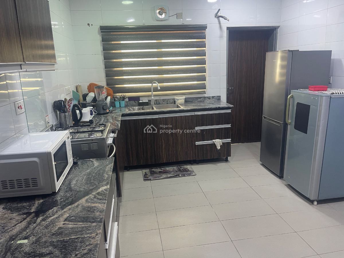 Fully Furnished & Service 3 Bedroom Flat All Room Ensuit Wit a Room Bq, Off Simeon Akinlonu Crescent By Fourpoint Hotel Oniru Vi, Oniru, Victoria Island (vi), Lagos, Flat / Apartment for Rent
