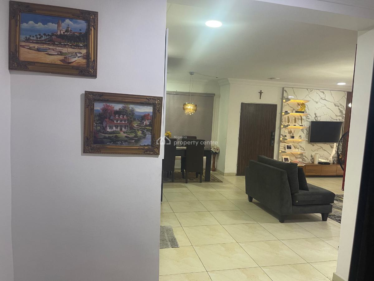 Fully Furnished & Service 3 Bedroom Flat All Room Ensuit Wit a Room Bq, Off Simeon Akinlonu Crescent By Fourpoint Hotel Oniru Vi, Oniru, Victoria Island (vi), Lagos, Flat / Apartment for Rent