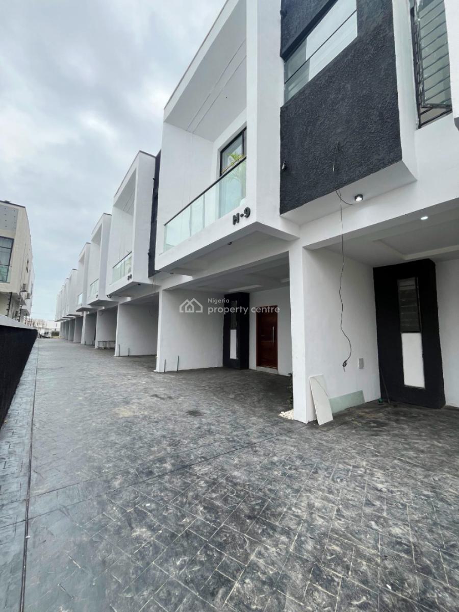 Stylish 3-bedroom Terrace Duplex with Bq, Gra, Ikota, Lekki, Lagos, Terraced Duplex for Sale