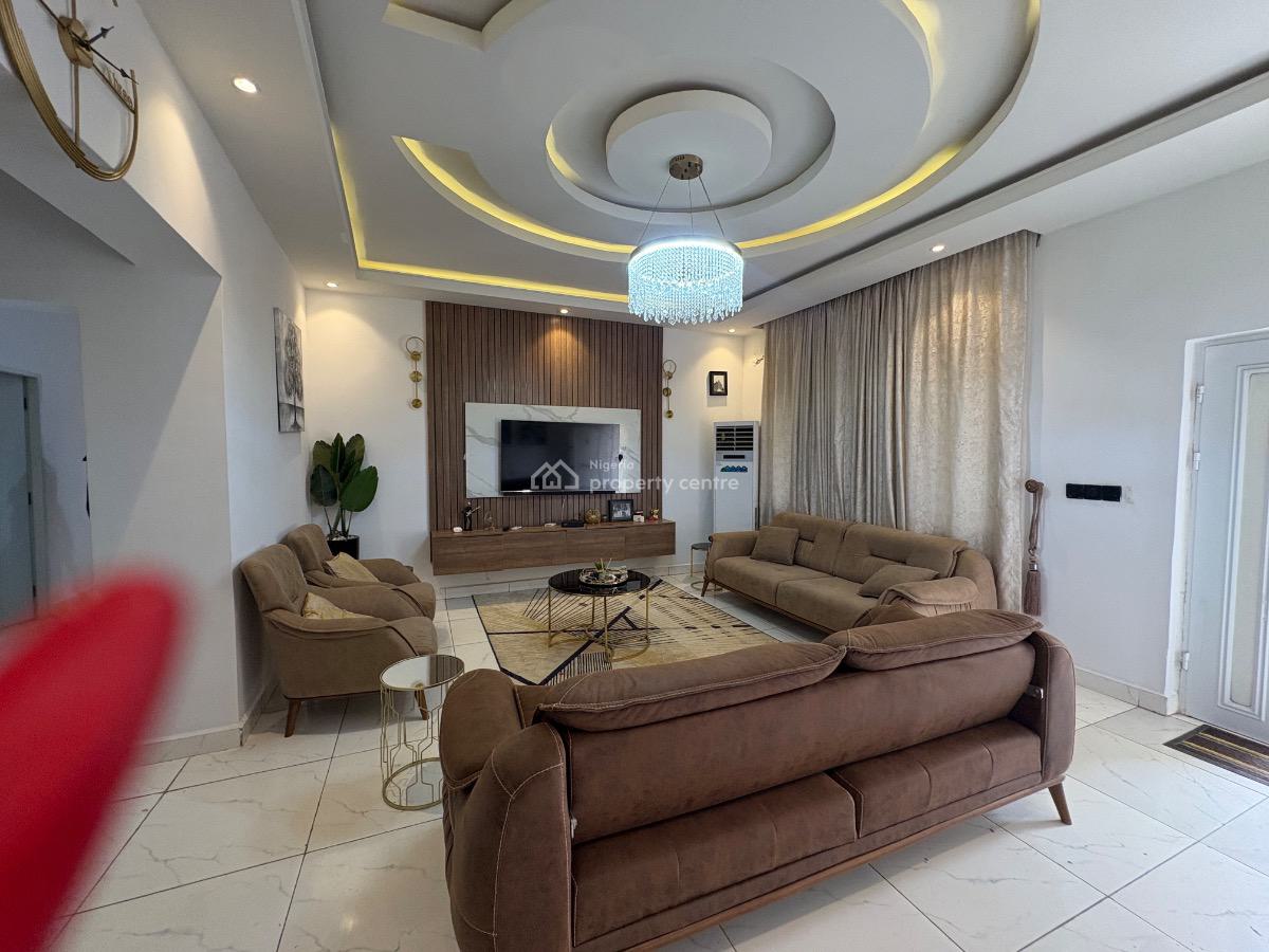 Fully Furnished 3bedroom Apartment in an Estate Fully Tarred Road, Katampe Main, Fully Tarred Road, Katampe (main), Katampe, Abuja, Flat / Apartment for Rent