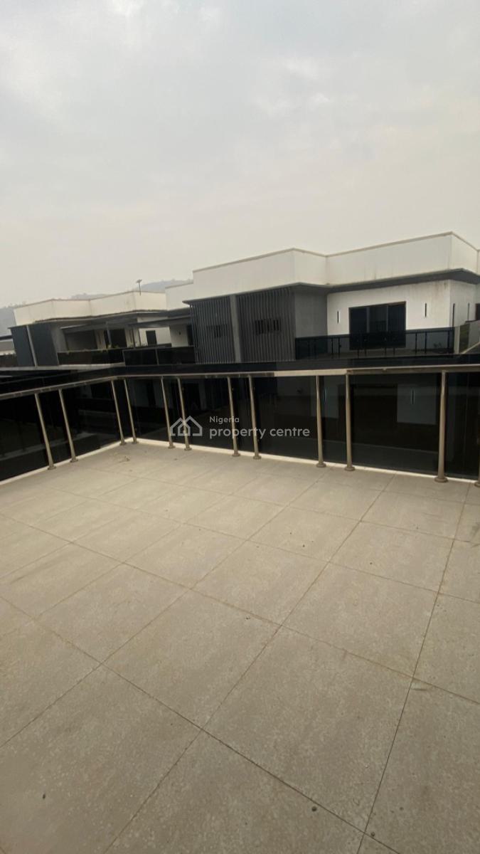 Smartly Designed 5 Bedroom Semi Detached Duplex,bq,rooftop, Serene and Well Secured Neighborhood, Katampe Extension, Katampe, Abuja, House for Rent