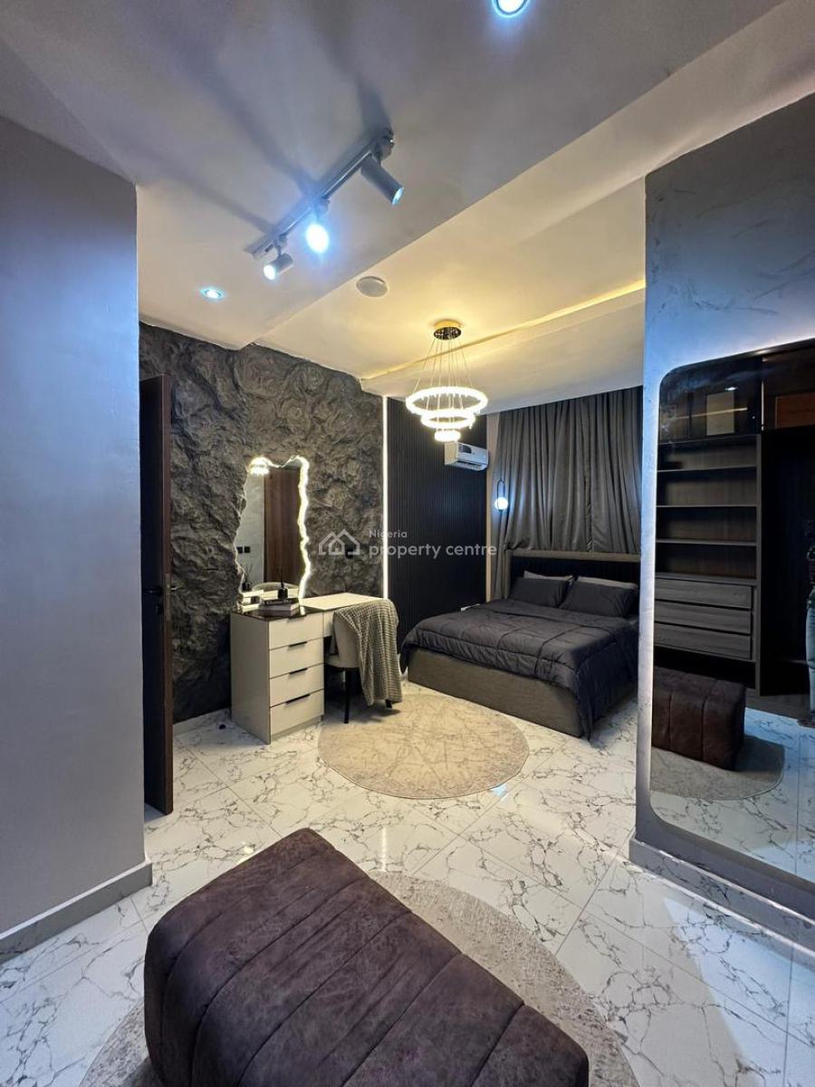 Luxury 2bedroom Furnished Apartment Inside Decent Estate, Chevron, Lekki, Lagos, Terraced Bungalow for Rent