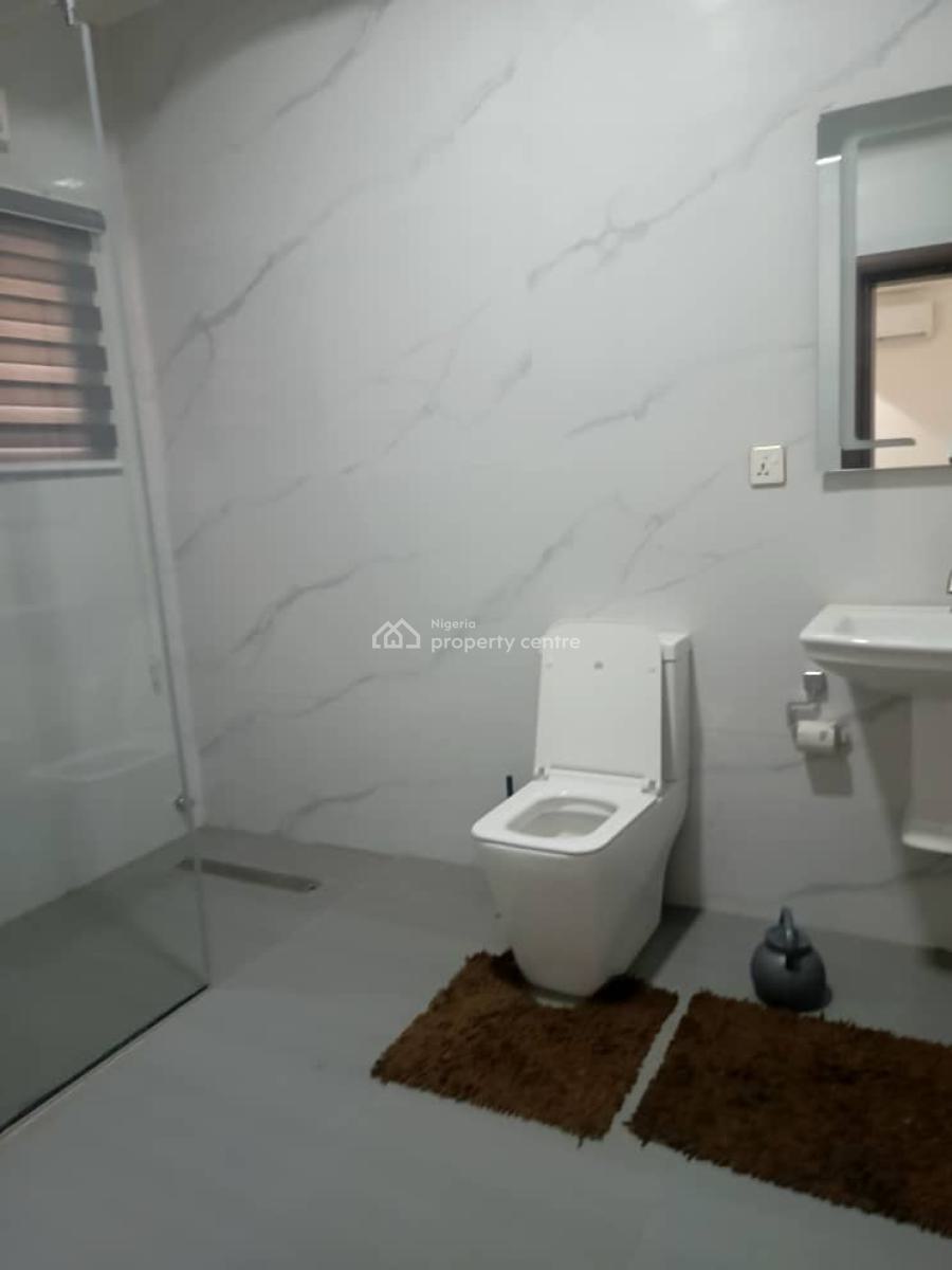 4 Bedroom Semi Furnished Terrace Duplex with Bq in a Quiet Environment, Guzape District, Abuja, Terraced Duplex for Rent