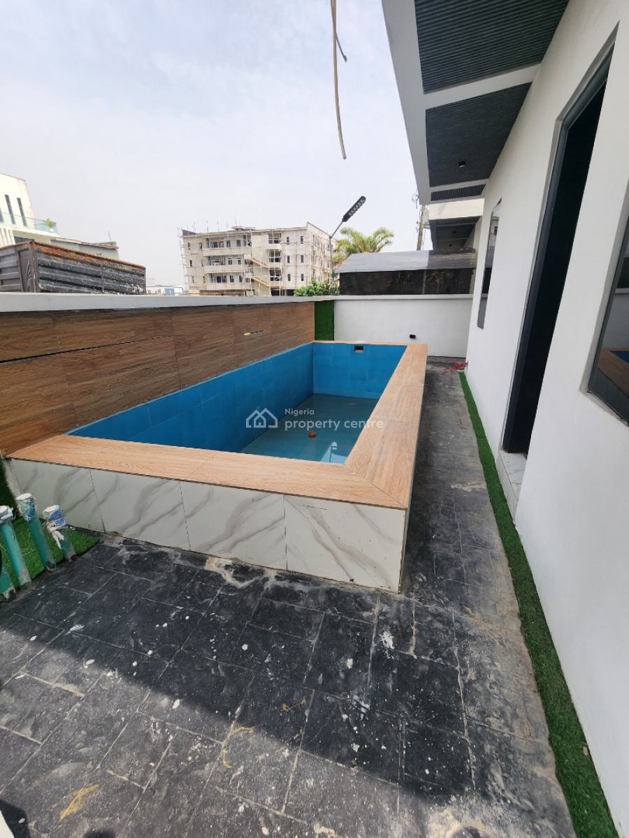 Classic 4 Bedrooms Fully Detached Duplex with Bq + Swimming Pool, Chevron Tollgate, Lekki, Lagos, Detached Duplex for Sale
