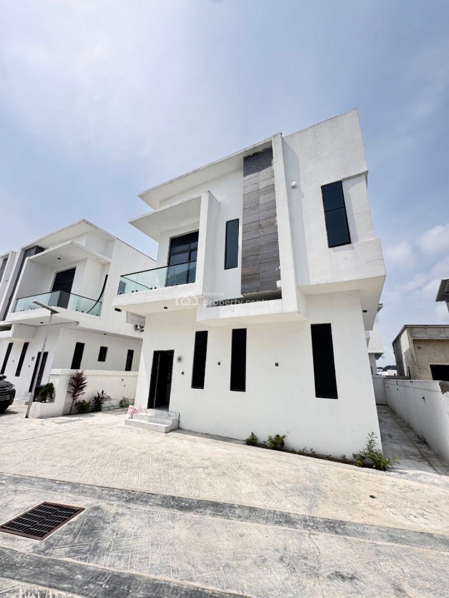 Brand New Fully Serviced 4 Bedroom Duplex Fully Detached with Bq Pool, Orchid Road, Lekki, Lagos, Detached Duplex for Rent