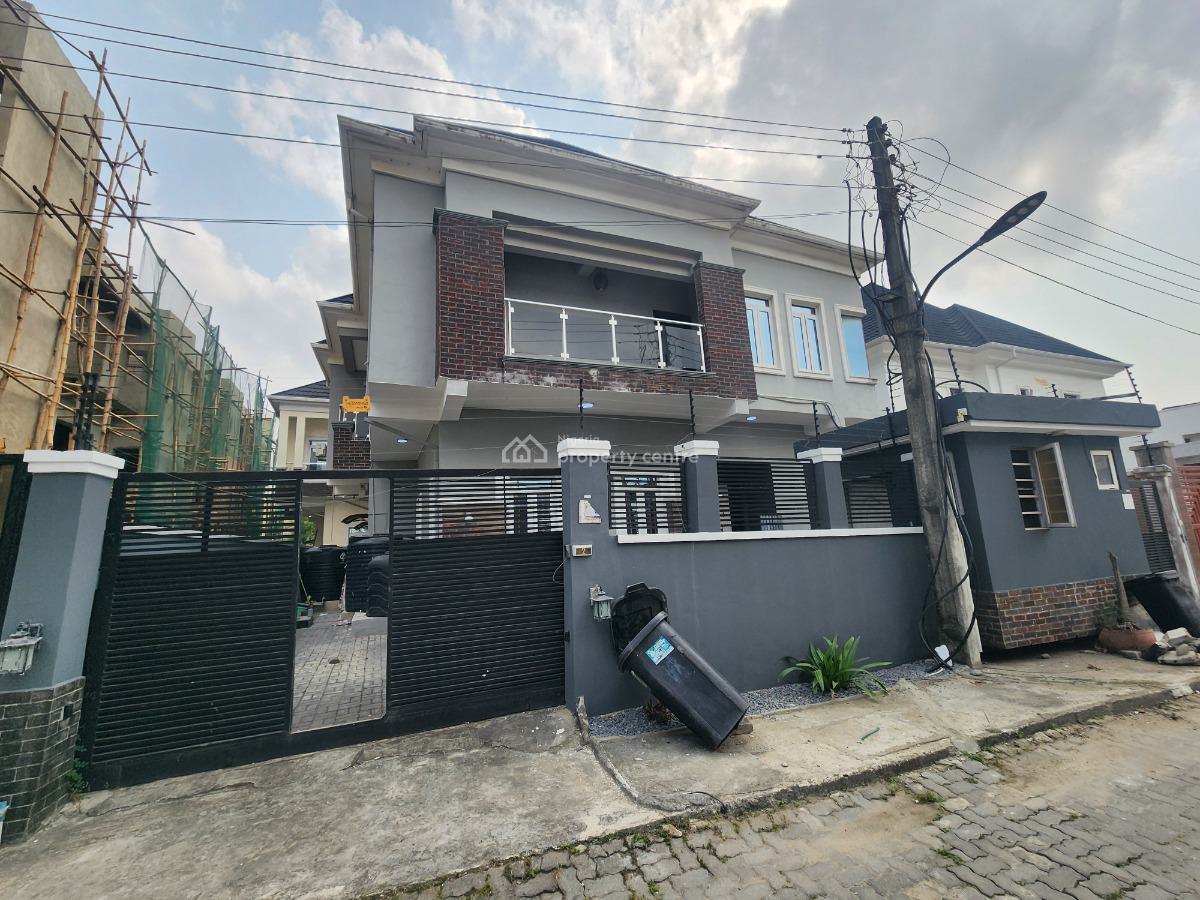 Cheap 5 Bedrooms Fully Detached Duplex with Bq, Oral Estate, By Chevron, Lekki, Lagos, Detached Duplex for Sale