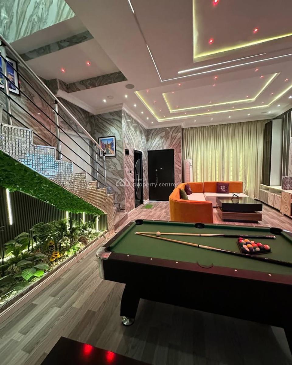 Luxury 4 Bedroom Fully Detached Duplex with Pool, Fitted Acs, Lekki Phase 1, Ikate, Lekki, Lagos, Detached Duplex for Rent