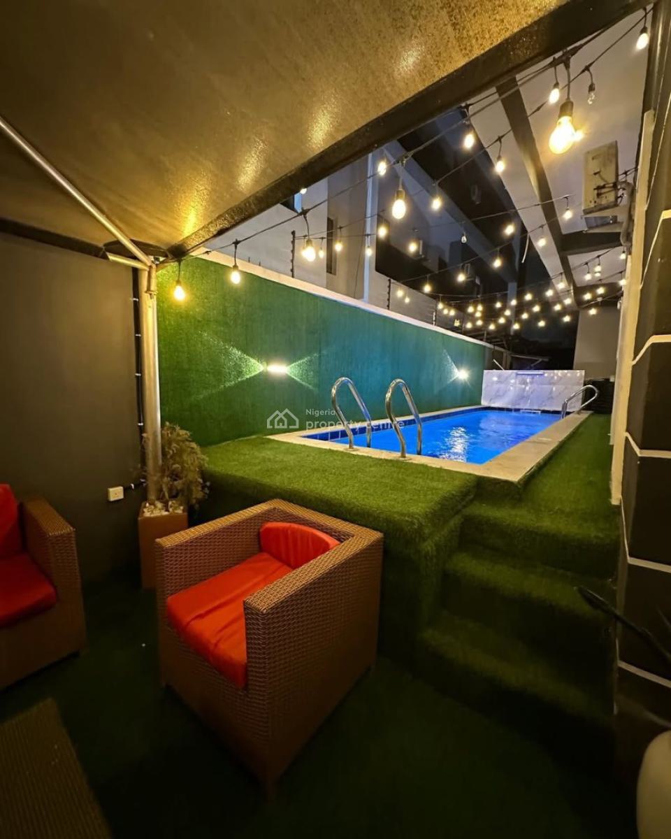 Luxury 4 Bedroom Fully Detached Duplex with Pool, Fitted Acs, Lekki Phase 1, Ikate, Lekki, Lagos, Detached Duplex for Rent